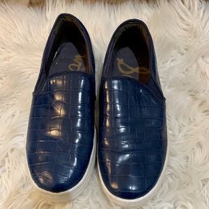 Sam Edelman snakeskin slip ons!